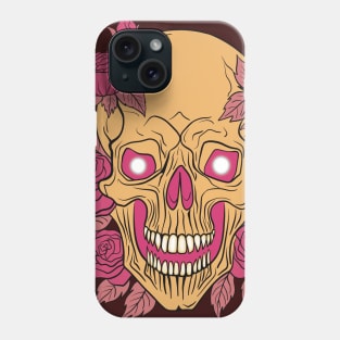 Skull and roses Phone Case