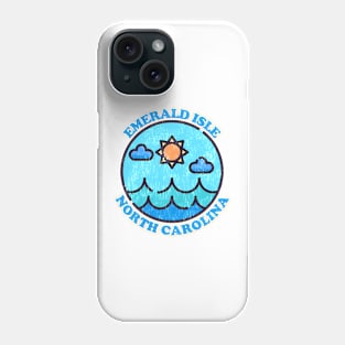 Emerald Isle, NC Summertime Vacationing Ocean Skyline Phone Case