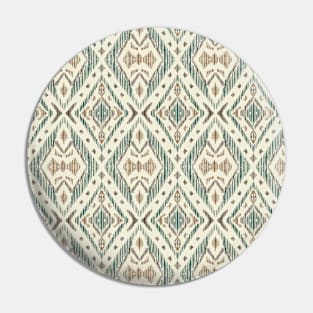 Ikat style geometric print Pin