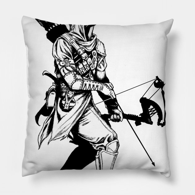 Corwen Pillow by paintedmonk