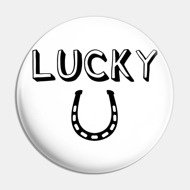 Lucky Horseshoe Pin by TTLOVE