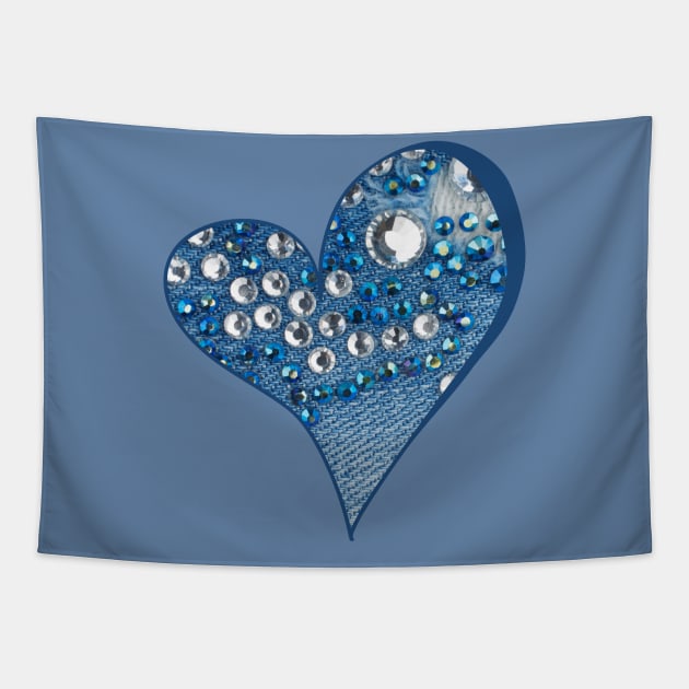 Heart Beads Tapestry by LibrosBOOKtique