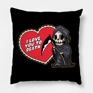 Reaper Valentine Pillow