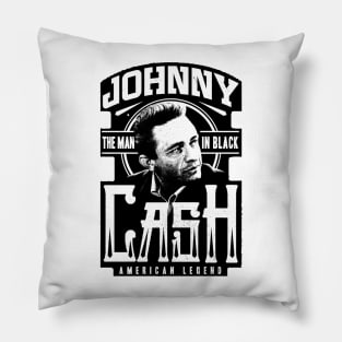 Johnny Cash The Man in Black Pillow