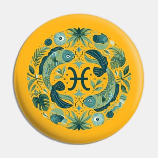 "Cosmic Serenity: Pisces Reverie"- Zodiac Horoscope Star Signs Pin