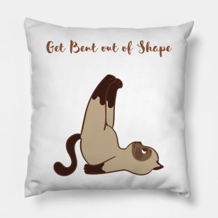 Get bent out of shape! Pillow