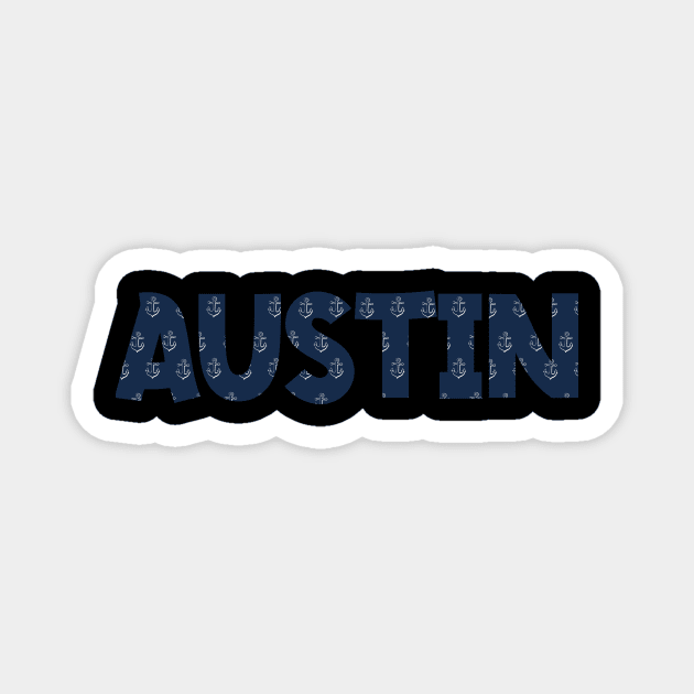 Austin Magnet by bestStickers