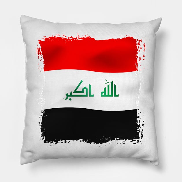 Iraq flag Pillow by SASTRAVILA