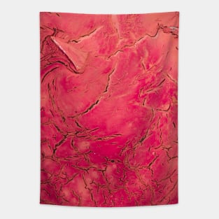 Hot pink etched texture Tapestry