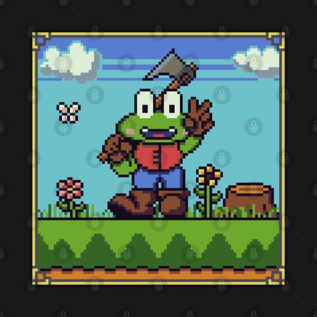 Frog Lumberjack by ThrallOfTime