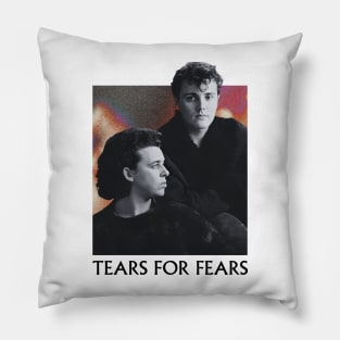 Vintage 80s Tears For Fears Pillow