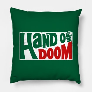 Cool Superhero Demon Soda Logo Parody Pillow