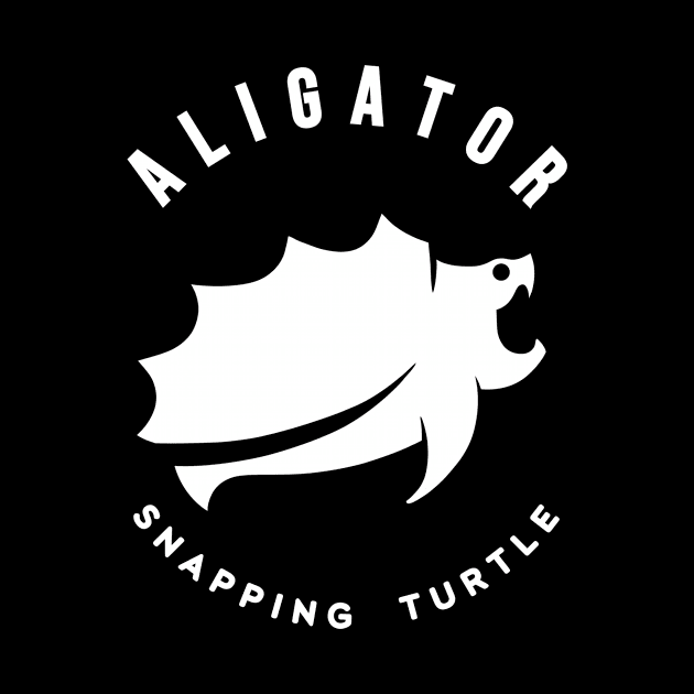 Alligator snapping turtle, reptiles lovers by croquis design