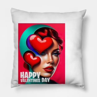 women hearts valentines day Pillow