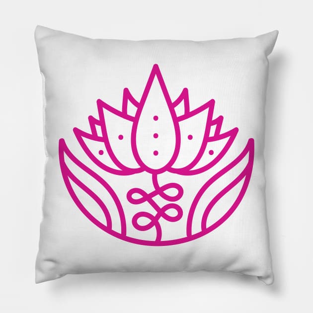 Lotus Pillow by Relaxing Positive Vibe