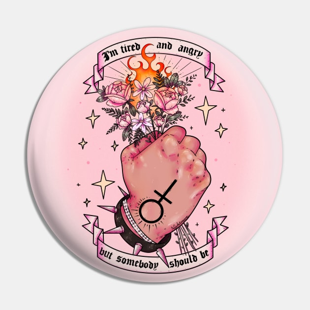 Nightmare [pink] Pin by chiaraLBart