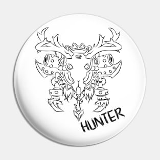 Hunter Crest Pin