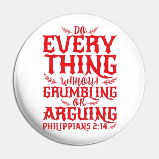 Philippians 2:14 Pin