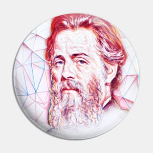 Herman Melville Portrait | Herman Melville line art Pin