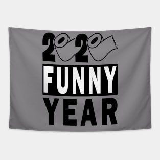 2020 Funny Year, Senior Quarantine Graduation Gift Shirt Tapestry