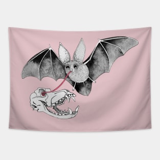 Skull Bat Tapestry