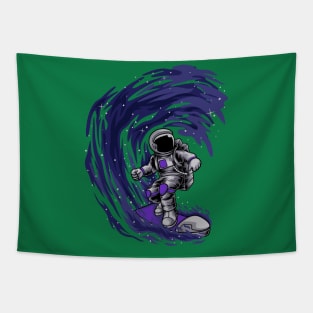 astronaut surfing Tapestry