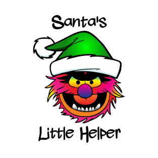 Santas Little Helper (Animal Muppet) T-Shirt