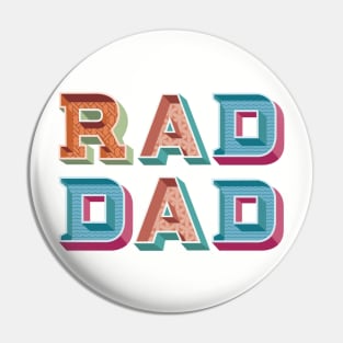 Rad Dad Pin