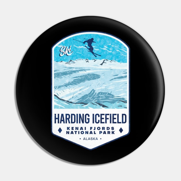 Ski Harding Icefield Pin by JordanHolmes