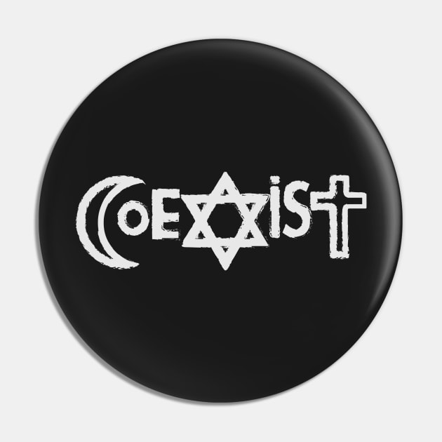 U2 - Coexist Pin by Rad Love