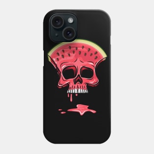 Watermelon Skull Halloween Gift Funny Fruits Beaches Hawaii Phone Case