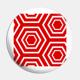 Simply red and white 3 Pin