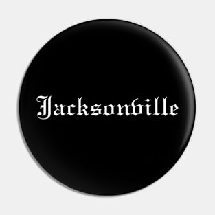 Jacksonville City Pin