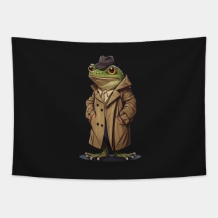 Detective frog Tapestry