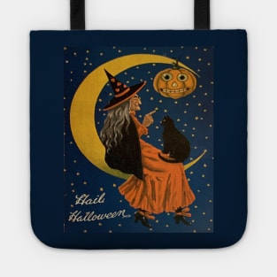 Vintage Look Hail Halloween Tote