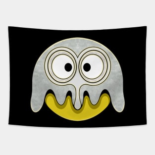 Cute Ghost Emoji artwork Tapestry