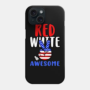 Red White & Awesome Phone Case