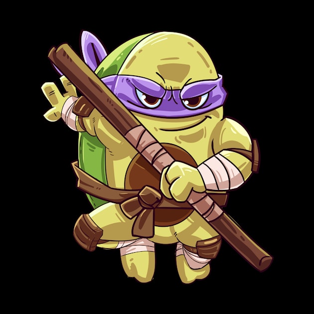 Ninja turtle style with stick by Aji