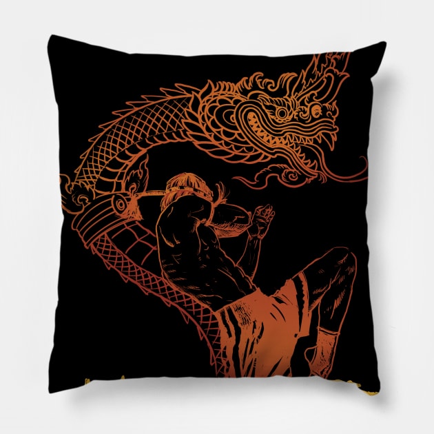 muaythai power Pillow by Paskalamak