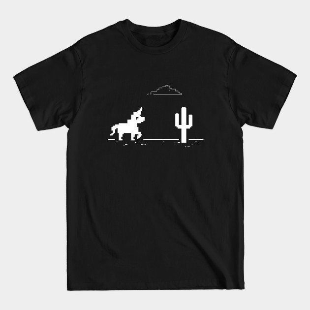 Disover Cute Pixel Unicorn - Offline No Internet Connection - Pixel Unicorn - T-Shirt