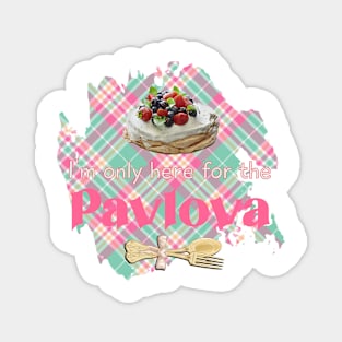 Funny Pavlova Dessert Magnet