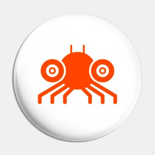 Spidy Orange Pin