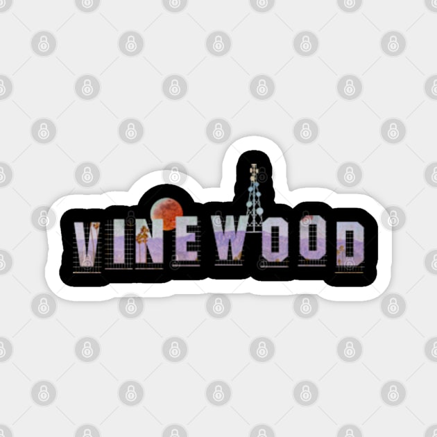 "VINEWOOD" Los Santos GTA V Print Magnet by Cartooned Factory