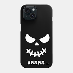 Hmmm...Halloween Spooky Face Phone Case