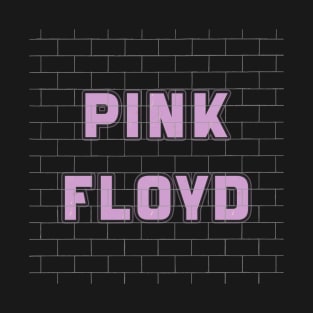 VINTAGE FLOYD TEXT ART (PINK FLOYD) T-Shirt