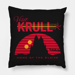 Visit Krull (red) Pillow