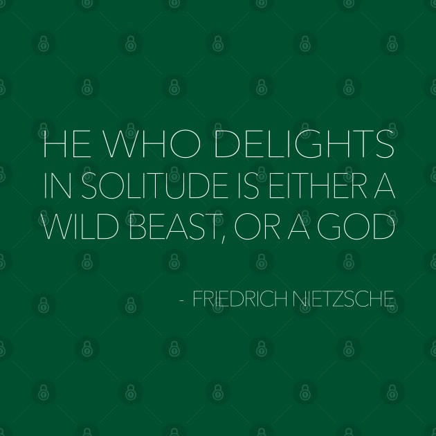 Friedrich Nietzsche Quotes Typography Design by DankFutura