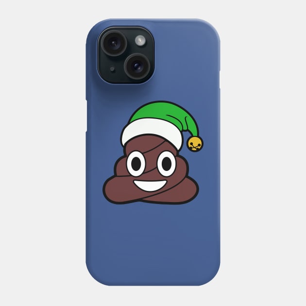 Christmas Poop Emoji Phone Case by Vault Emporium