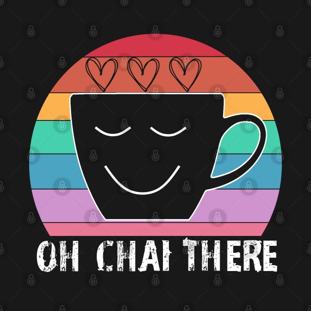 Oh Chai There tea cup rainbow by Timeforplay