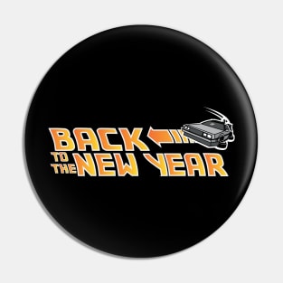 Back to the New Year (Back to the Future) Color Pin